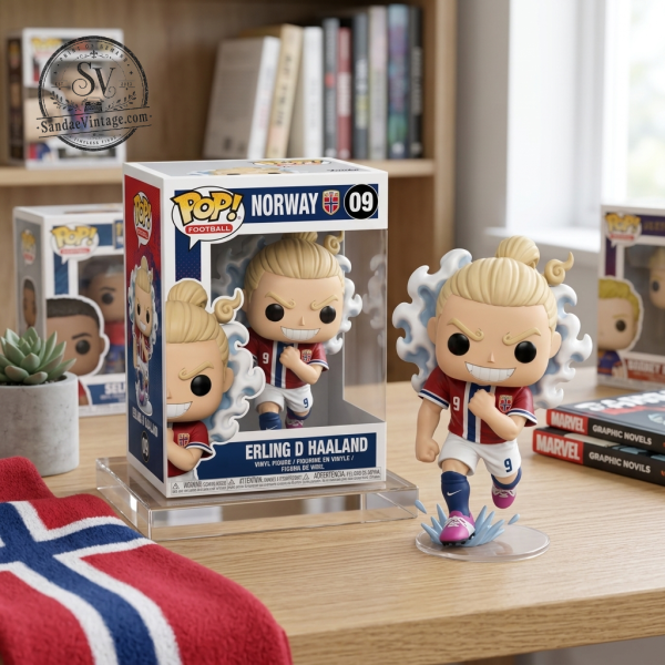 Erling Haaland Norway 2026 Funko Pop Style 3D Resin Figure Collectible 2 Exclusive Erling Haaland Norway 2026 Funko Pop Style 3D Resin Figure Collectible design from Sandaevintage