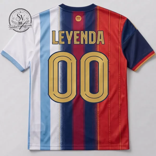 Personalized FC Barcelona Argentina Spain World Cup 2026 Mixed Soccer Jersey 1 Detailed look of high-quality Personalized Name and Number FC Barcelona x Argentina x Spain World Cup 2026 Nike Adidas Mixed Soccer Jersey Shirt in Apparel